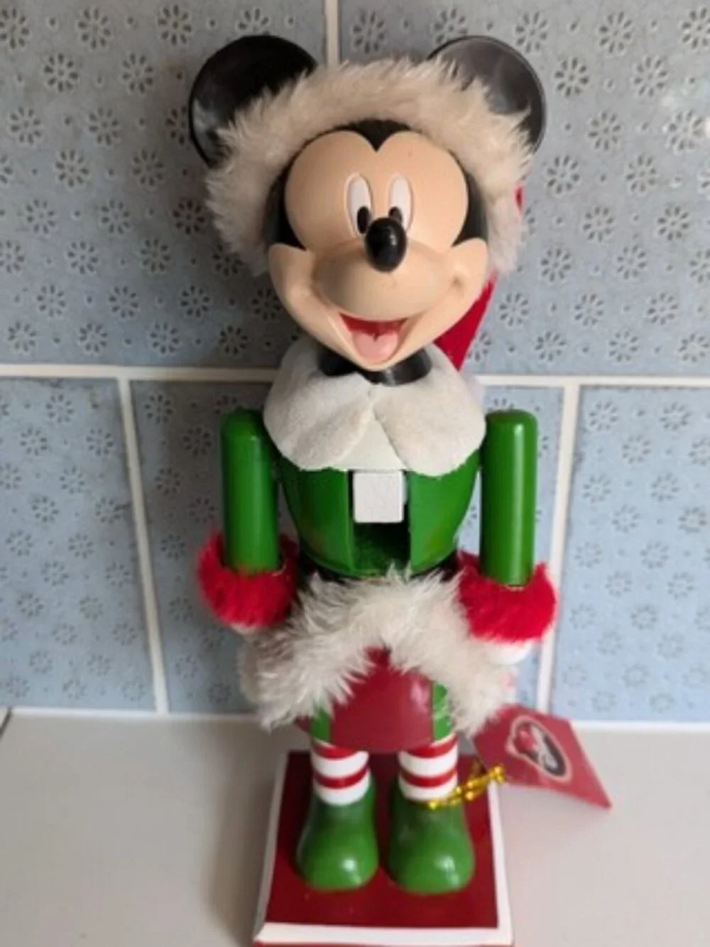 Disney's Mickey Mouse Christmas Wooden Nutcracker 10.5